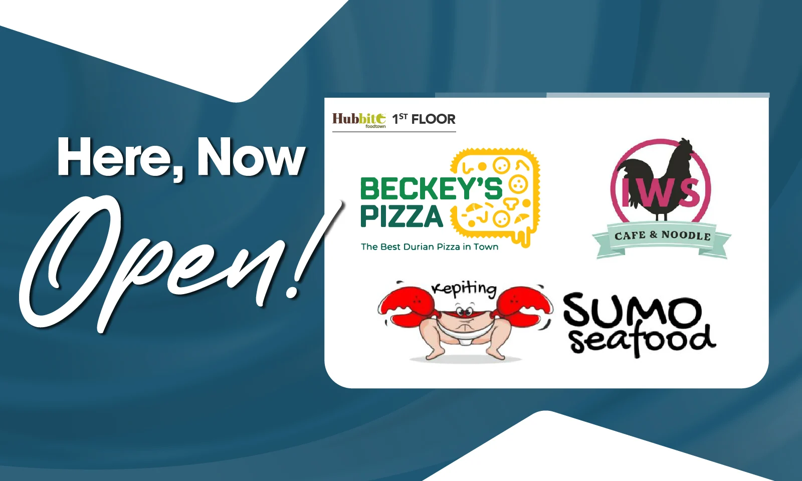 Now, Open at Hub Bite Foodtown!