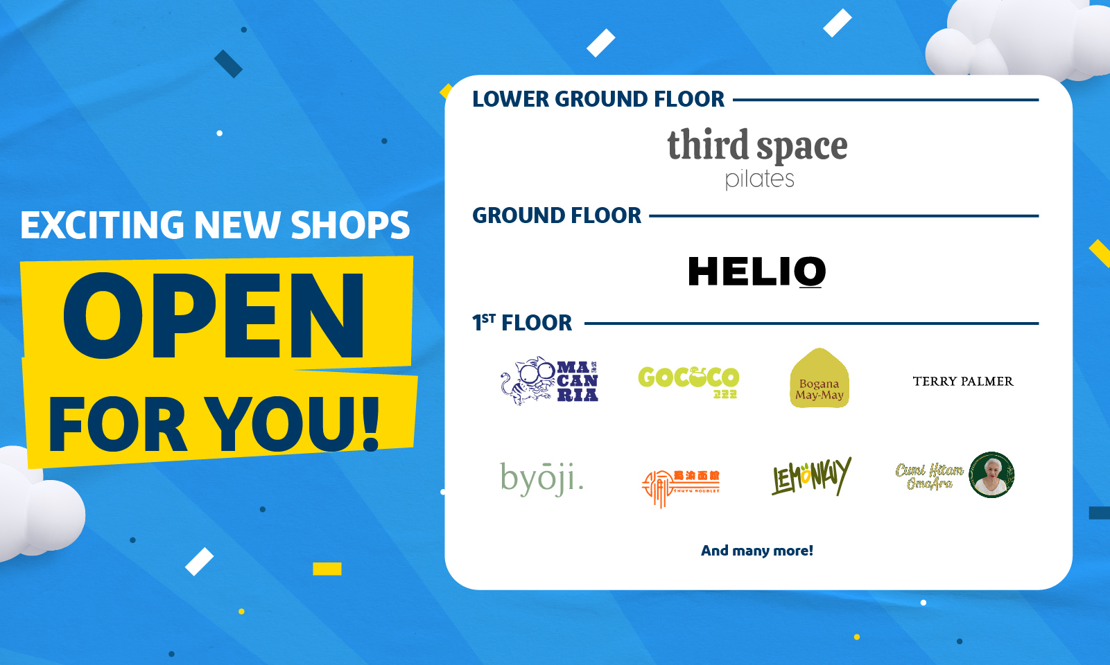 NEW TENANT AT HUBLIFE NEW TENANT AT HUBLIFE